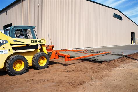 skid steer concrete screed|concrete screed floats.